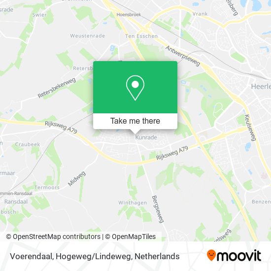 Voerendaal, Hogeweg/Lindeweg map