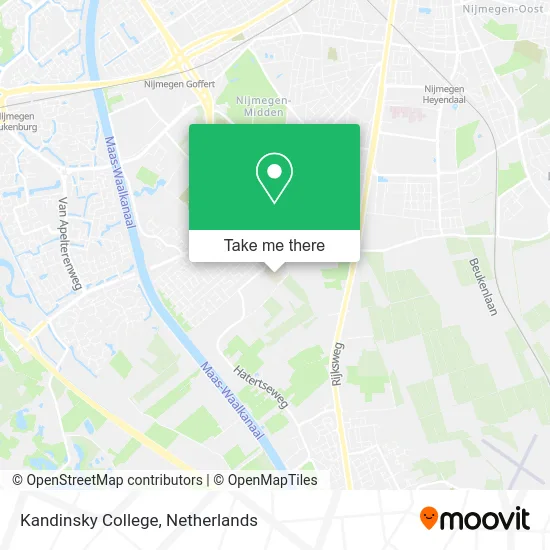 Kandinsky College map