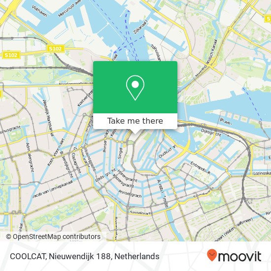 COOLCAT, Nieuwendijk 188 Karte