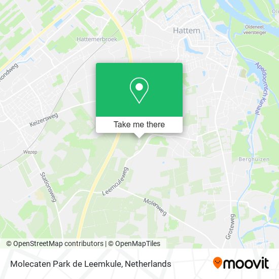 Molecaten Park de Leemkule map