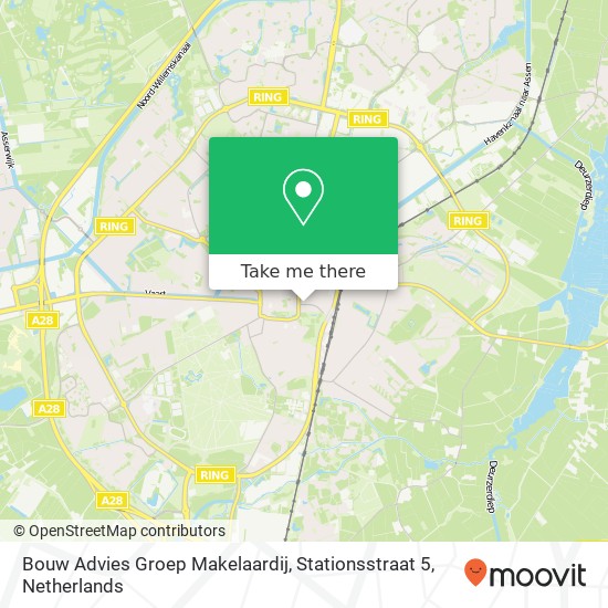 Bouw Advies Groep Makelaardij, Stationsstraat 5 map