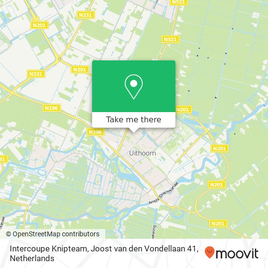 Intercoupe Knipteam, Joost van den Vondellaan 41 map