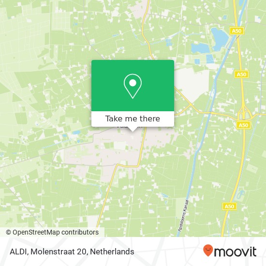 ALDI, Molenstraat 20 map