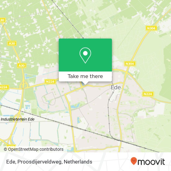 Ede, Proosdijerveldweg map