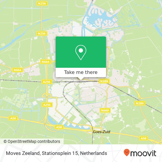 Moves Zeeland, Stationsplein 15 map