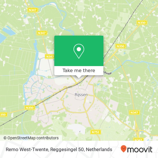 Remo West-Twente, Reggesingel 50 Karte