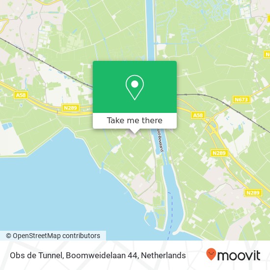 Obs de Tunnel, Boomweidelaan 44 map