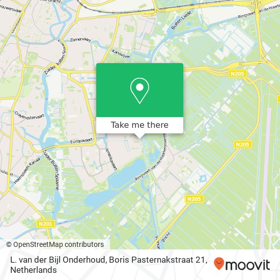 L. van der Bijl Onderhoud, Boris Pasternakstraat 21 map