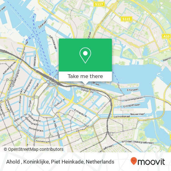 Ahold , Koninklijke, Piet Heinkade map
