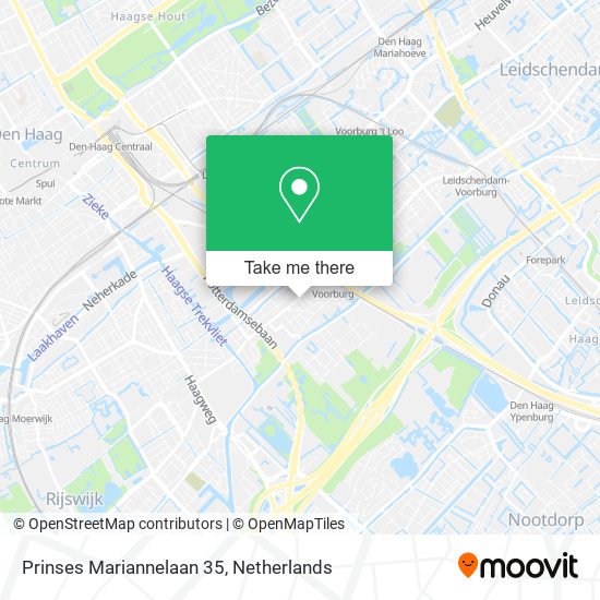 Prinses Mariannelaan 35 map