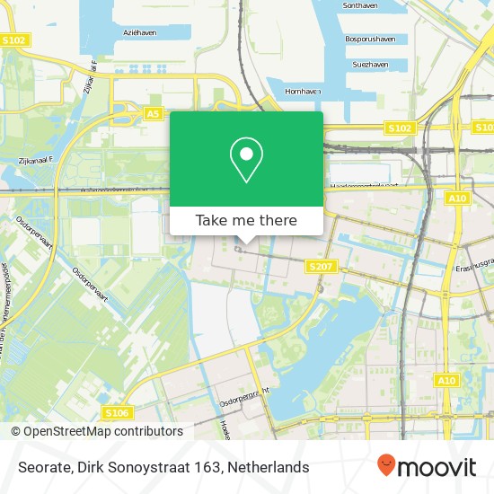 Seorate, Dirk Sonoystraat 163 map