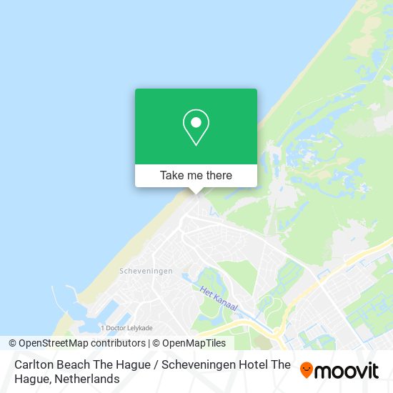 Carlton Beach The Hague / Scheveningen Hotel The Hague map