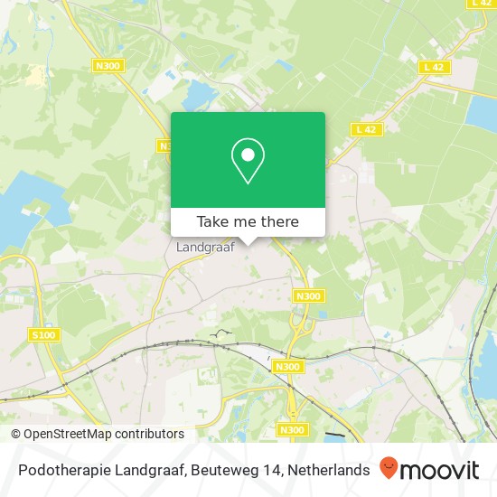 Podotherapie Landgraaf, Beuteweg 14 Karte