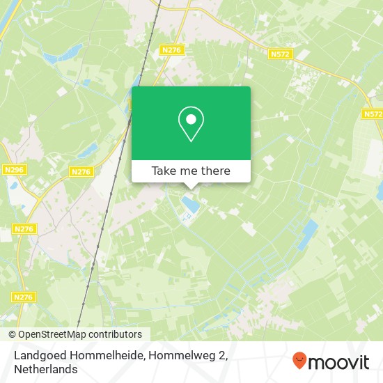 Landgoed Hommelheide, Hommelweg 2 Karte