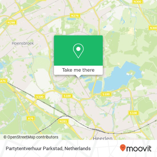 Partytentverhuur Parkstad map