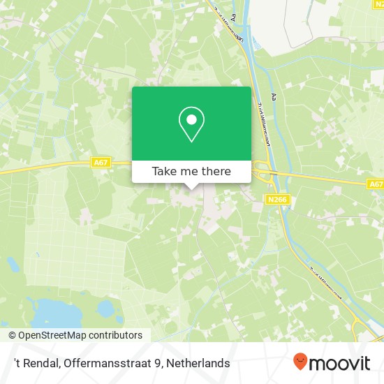 't Rendal, Offermansstraat 9 map