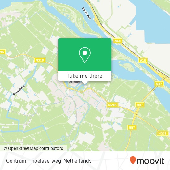 Centrum, Thoelaverweg map