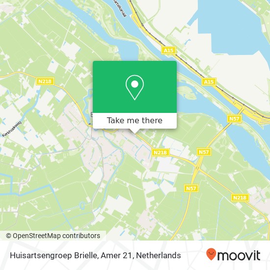 Huisartsengroep Brielle, Amer 21 map