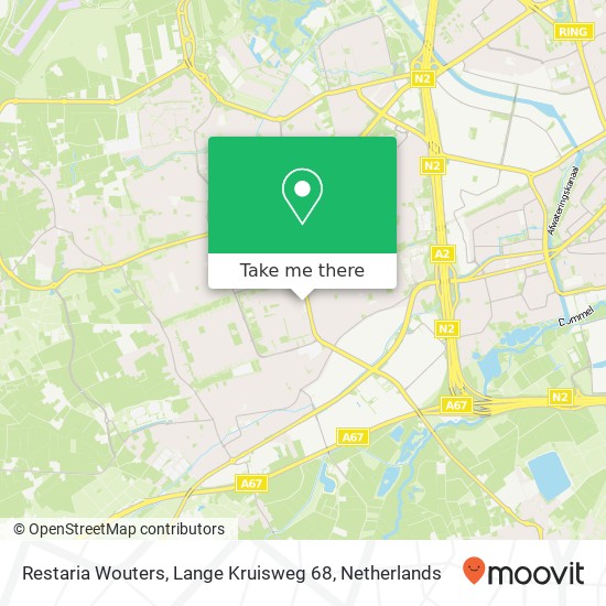 Restaria Wouters, Lange Kruisweg 68 map