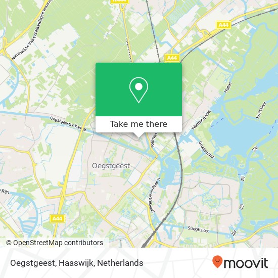 Oegstgeest, Haaswijk map