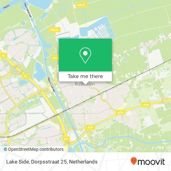 Lake Side, Dorpsstraat 25 Karte