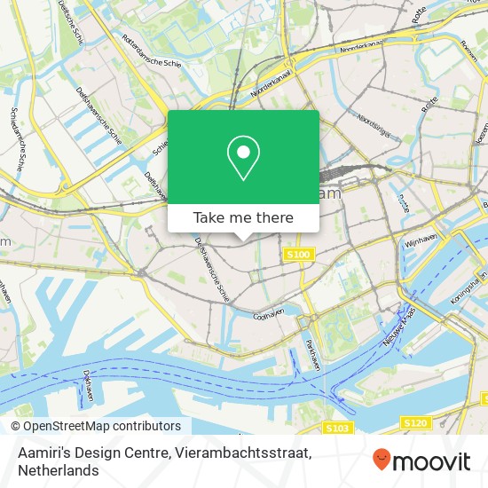 Aamiri's Design Centre, Vierambachtsstraat Karte