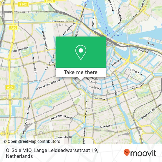 O' Sole MIO, Lange Leidsedwarsstraat 19 map
