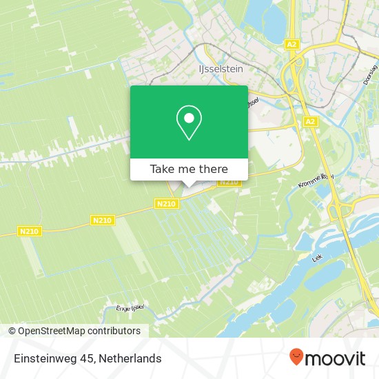 Einsteinweg 45 map