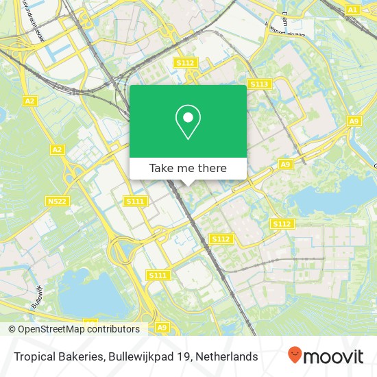 Tropical Bakeries, Bullewijkpad 19 map