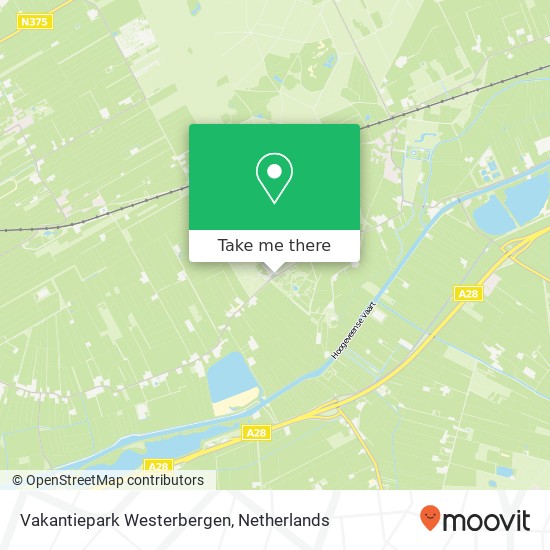 Vakantiepark Westerbergen map