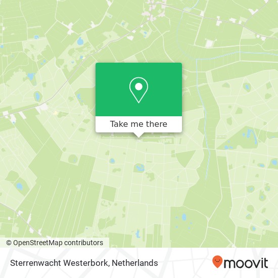 Sterrenwacht Westerbork map