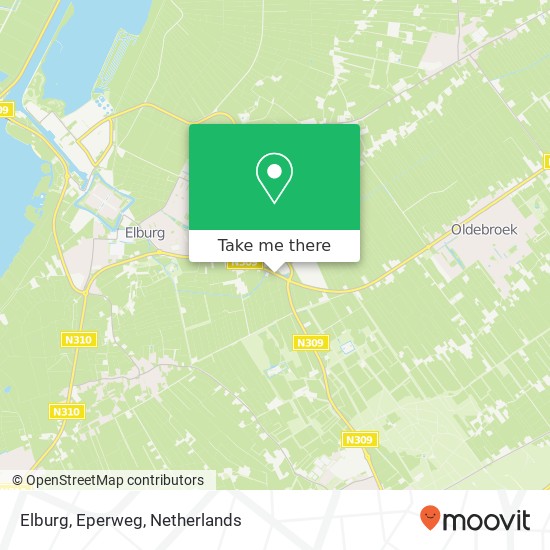 Elburg, Eperweg map