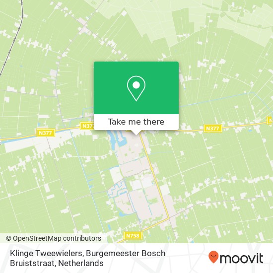 Klinge Tweewielers, Burgemeester Bosch Bruiststraat map