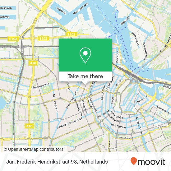 Jun, Frederik Hendrikstraat 98 map