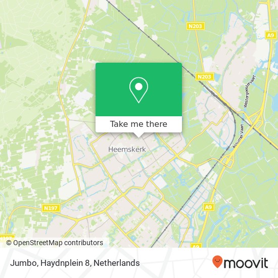 Jumbo, Haydnplein 8 map