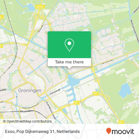 Esso, Pop Dijkemaweg 31 map