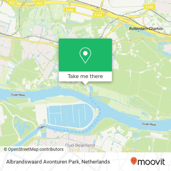 Albrandswaard Avonturen Park map