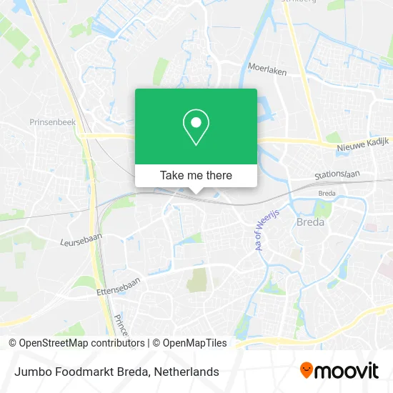 Jumbo Foodmarkt Breda map