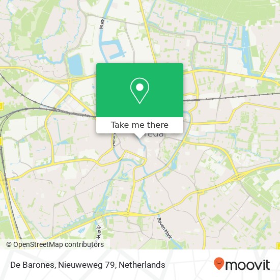 De Barones, Nieuweweg 79 map