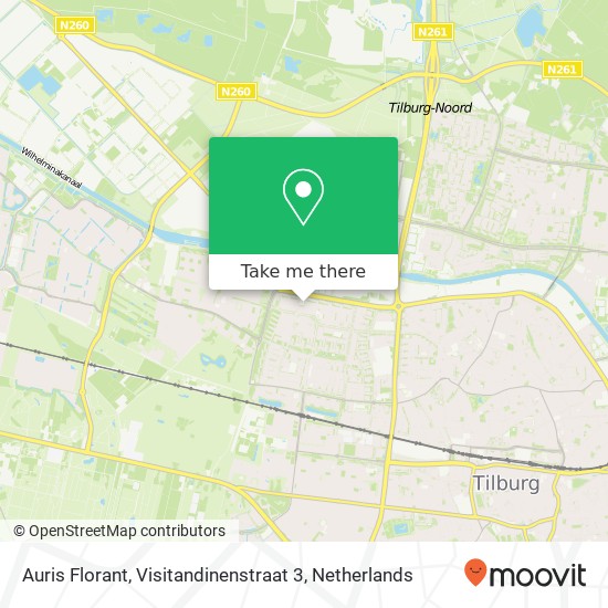 Auris Florant, Visitandinenstraat 3 map