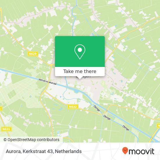 Aurora, Kerkstraat 43 map