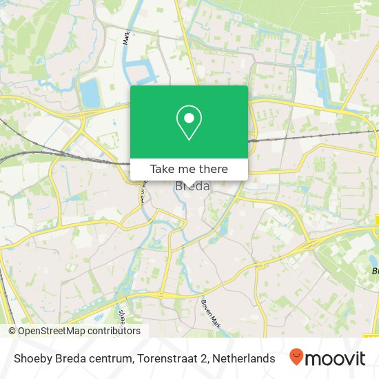 Shoeby Breda centrum, Torenstraat 2 map