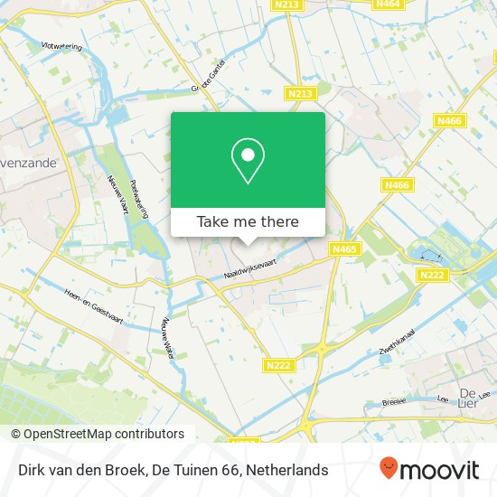 Dirk van den Broek, De Tuinen 66 map