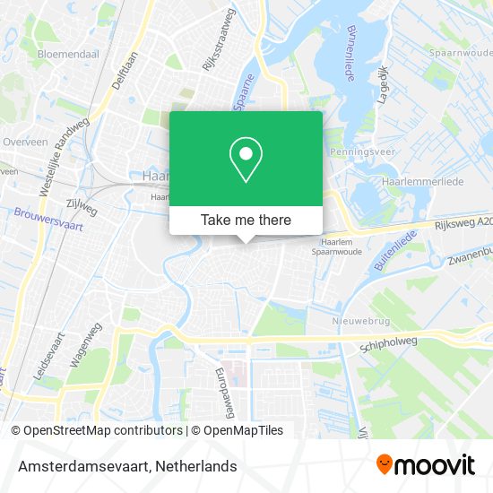 Amsterdamsevaart map