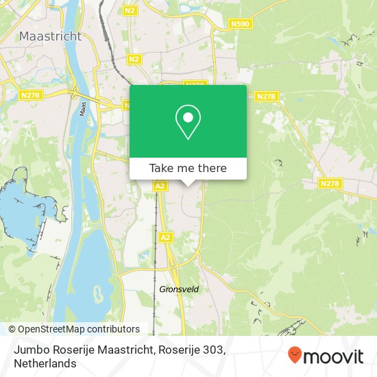 Jumbo Roserije Maastricht, Roserije 303 map