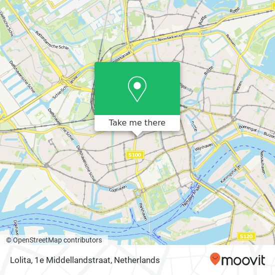 Lolita, 1e Middellandstraat map