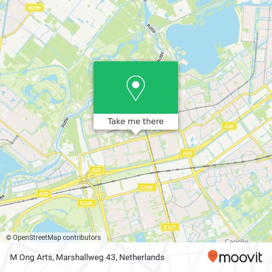 M Ong Arts, Marshallweg 43 map