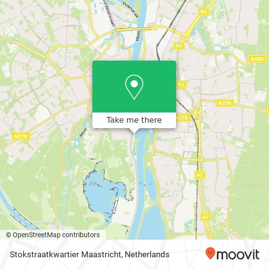 Stokstraatkwartier Maastricht map