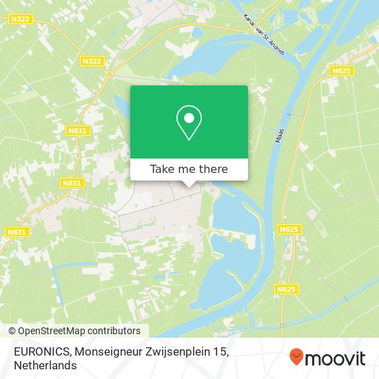 EURONICS, Monseigneur Zwijsenplein 15 map