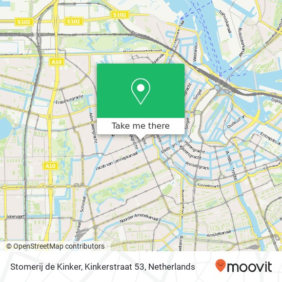 Stomerij de Kinker, Kinkerstraat 53 map